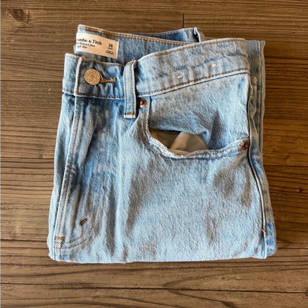 Abercrombie & Fitch High Rise Blue Jeans